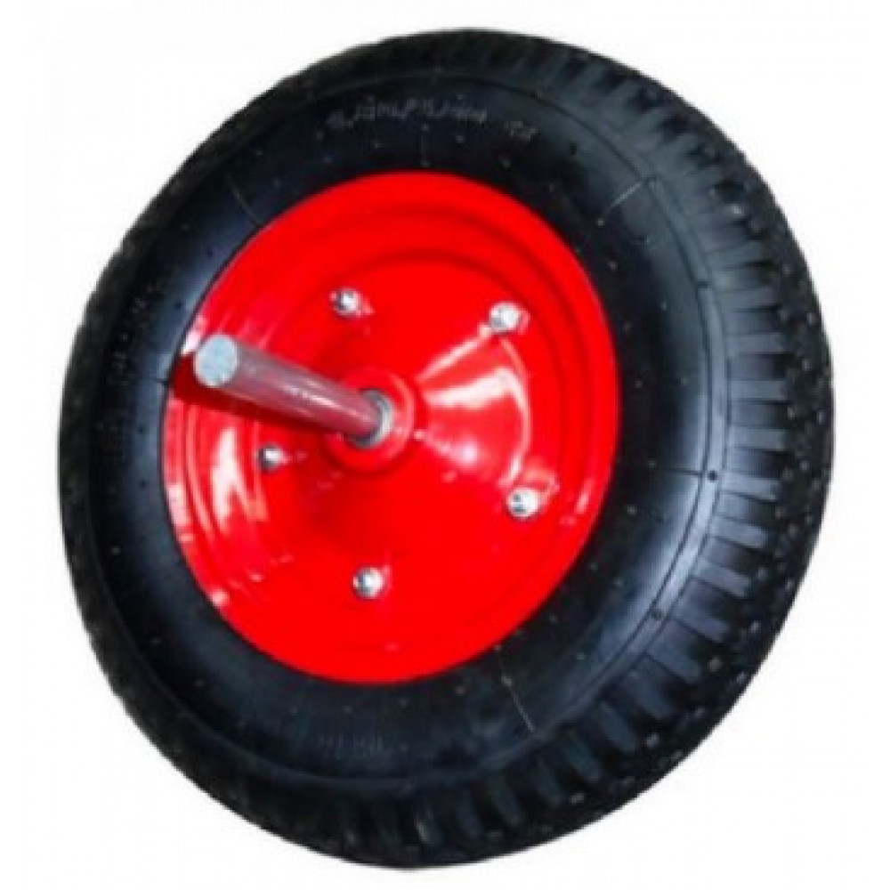 Rueda P/carretilla C/eje 8x13x3.5'' 4tel.