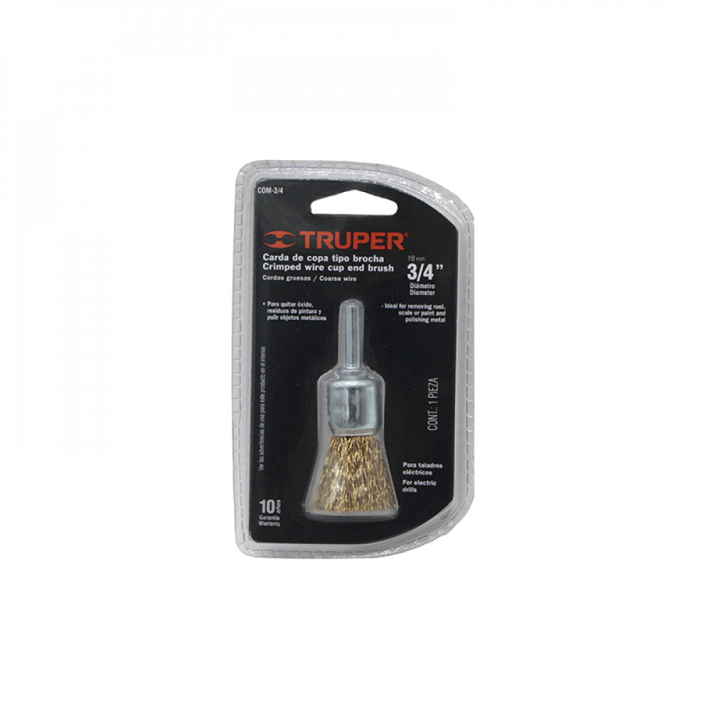 Escobilla Truper Copa P/tal.gruesa  3/4"