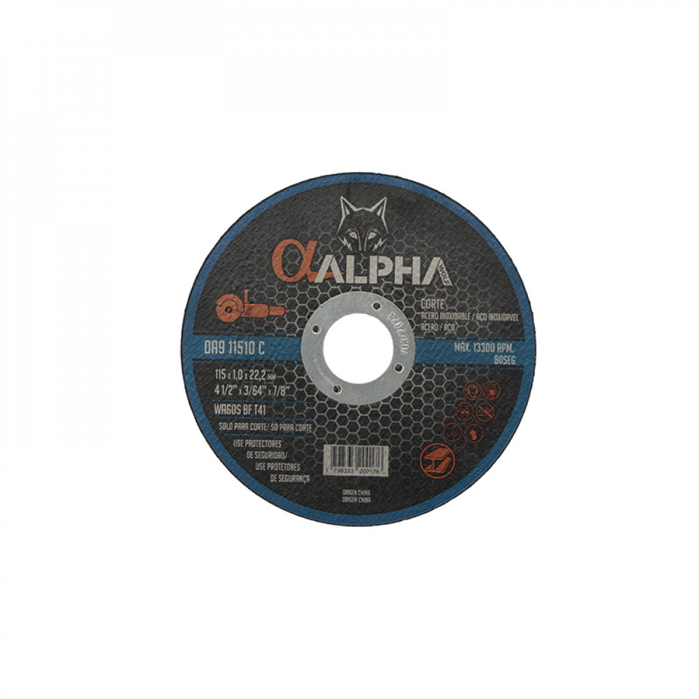 DISCO CORTE METAL FINO ECON. 4.1/21.0mm"