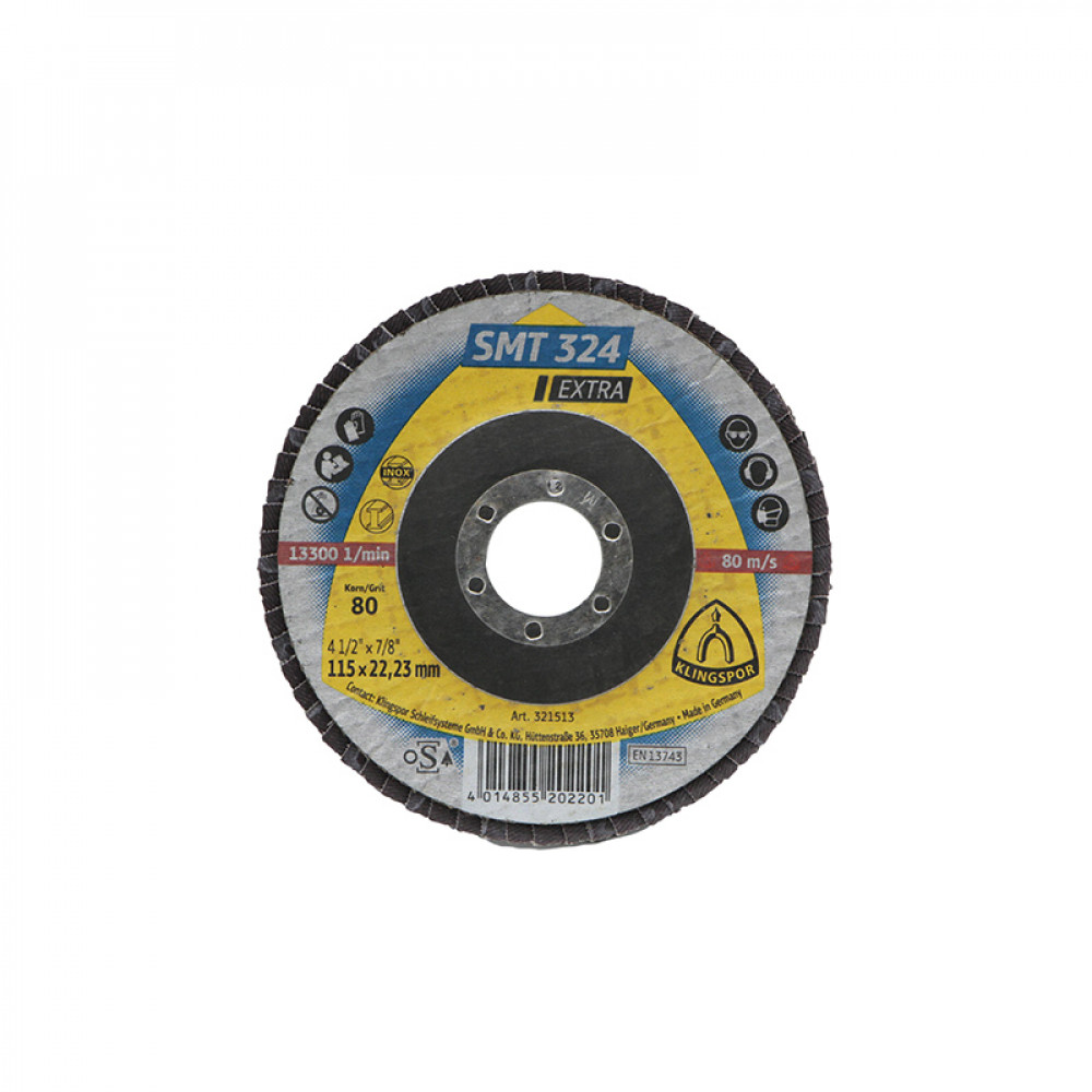 DISCO LAMINADO METAL     4.1/2 GRANO 80"