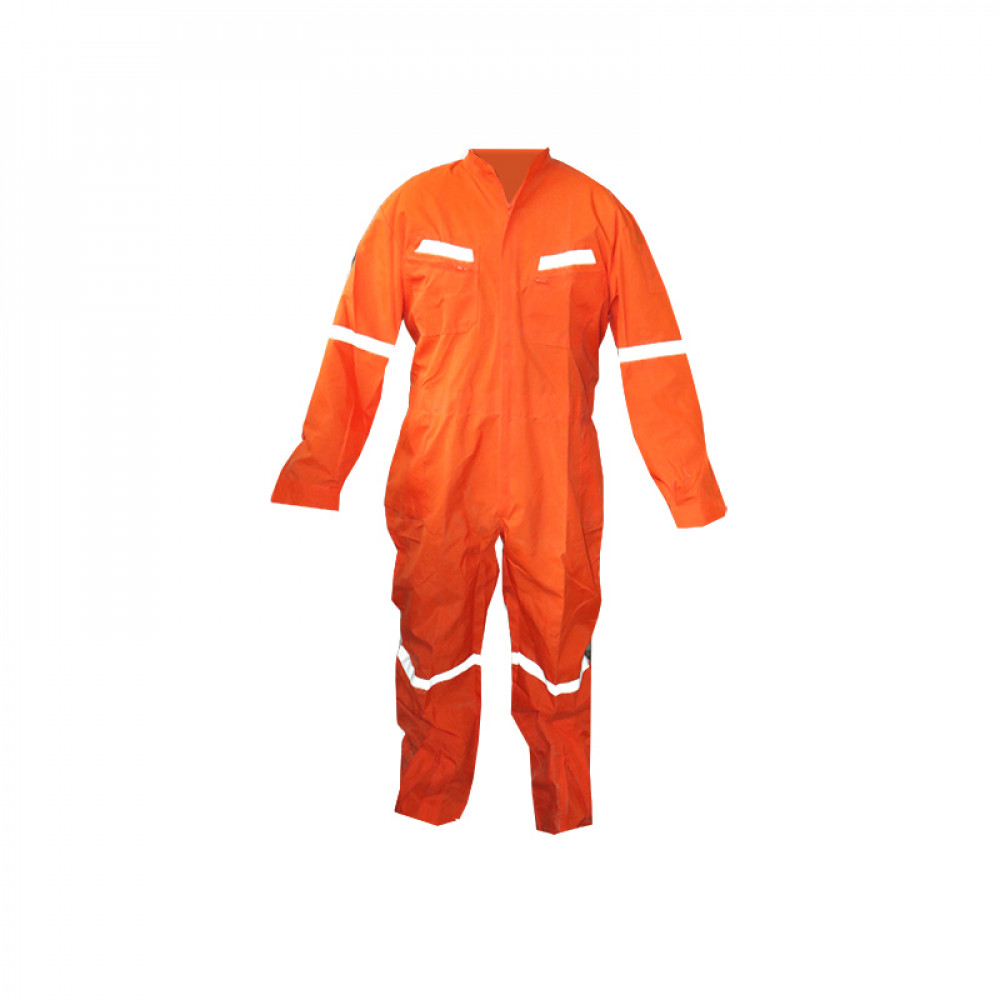 OVEROL POPLIN NARANJO C/REFL.      T-XXL