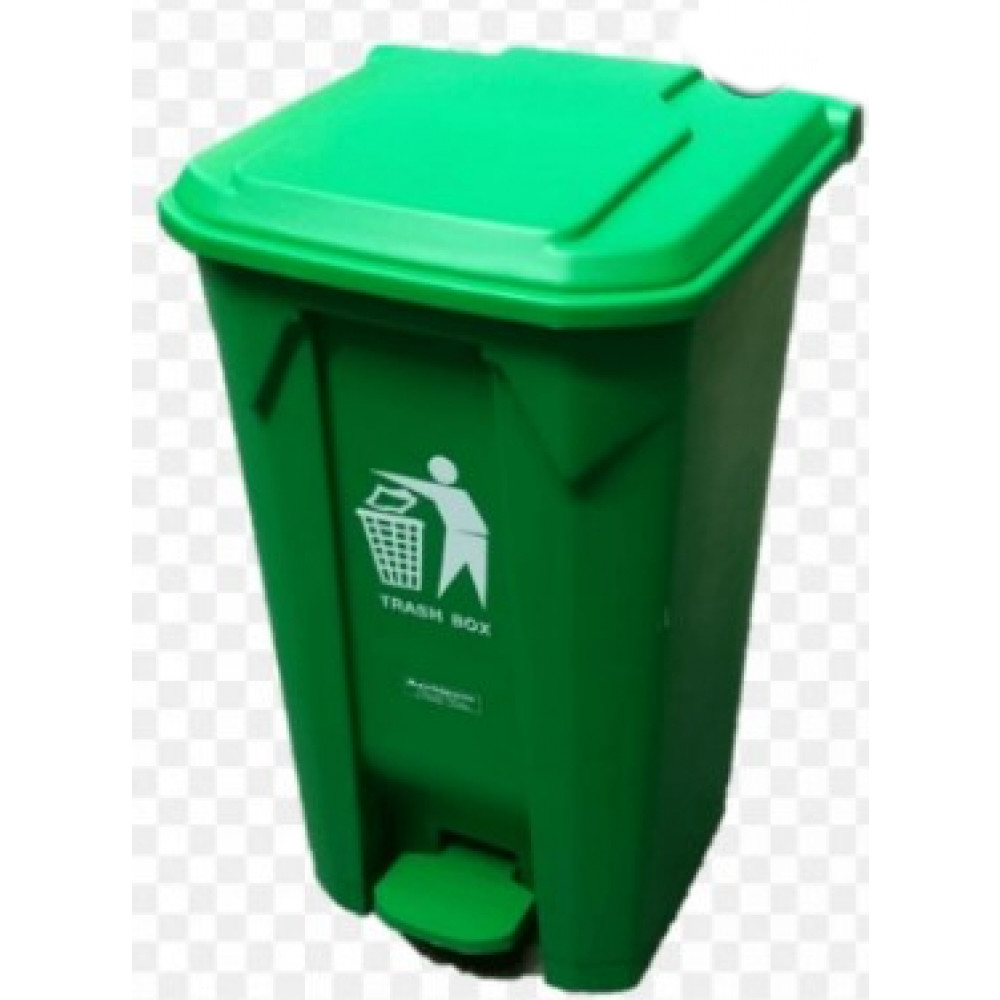 Contenedor Basura C/tapa-pedal 100lverde