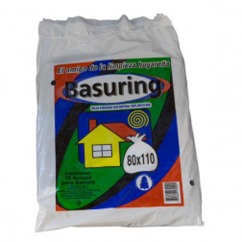 BOLSAS BASURA       (10 BOL.) 80X110CM  