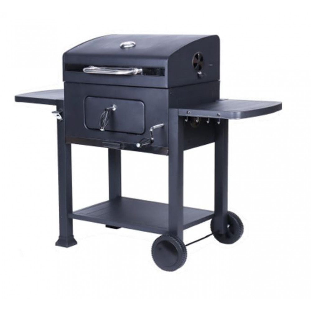 Parrilla Carbon C/ruedas 69x127x109cm