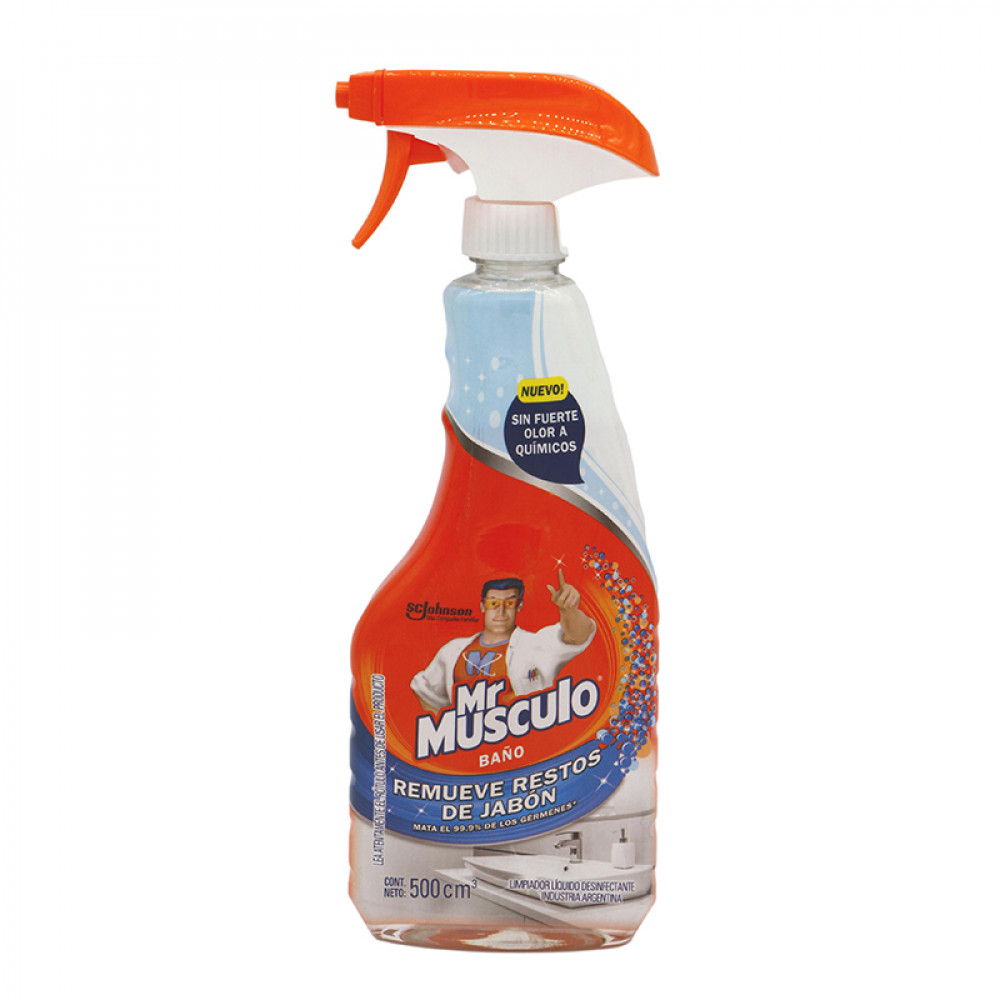 LIMPIADOR MR.MUSCULO BAÑO   GAT.500CC   
