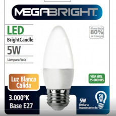 Ampolleta Led E27 L.calida  Vela 4w