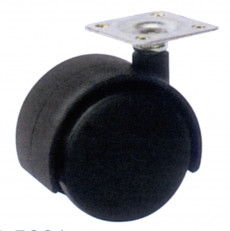 RUEDA PLASTICA LIOI C/BASE T/YO-YO  50MM