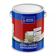 ESMALTE AGUA S&W EXT.LAV. BLANCO     1GL