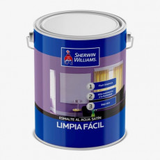Esmalte Agua S&w Limpia Facil Blanco 1gl