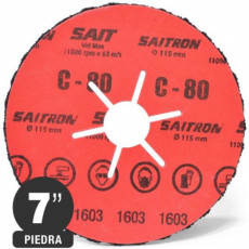 DISCO LAMINADO PIEDRA        7 GRANO 80"