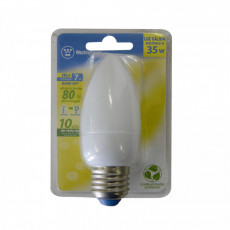 Ampolleta B.c   E27 L.calida Vela   7w