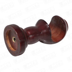 CORTINA SOPORTE SIMPLE MADERA MIEL 19 mm