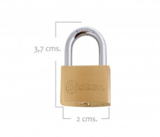 CANDADO  FIERRO                     20MM