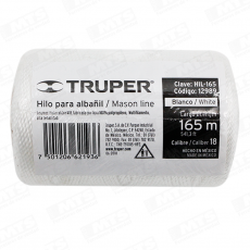 LIENZA ALBANIL TRUPER BOBINA       165MT