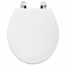 WC ASIENTO REDONDO MADERA BLANCO BIS/CR 