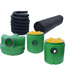 KIT DRENAJE PARA FOSA SEPTICA DE  1200LT