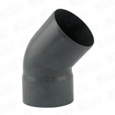 PVC SANITARIO CODO 45 GR.         110 mm