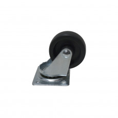 RUEDA DE GOMA LIOI BASE METALICA    40MM