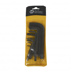 JUEGO LLAVES ALLEN NEGRAS 12PZ.1/16-1/2