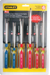 Destornillador Stanley Jgo. 6pzs.  69170