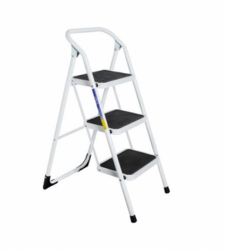 ESCALERA PISO ACERO 3 PELD. (150KG) 1mt.