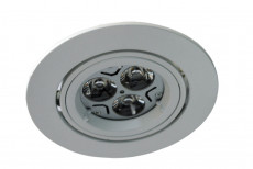 Foco Led Embutido 80mm Bascul Gu-10 Blco