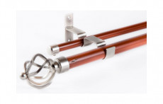 Cortina Set Mad-met.choc/satin19/28 1.5m