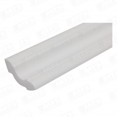 Moldura 1/2 Cana   E24  29x29mm Bco  2m