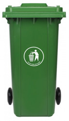 Contenedor Plastico C/tapa Azul 240lts.