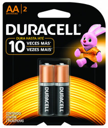 Pilas Duracell Chica Aa (2 Unid.)