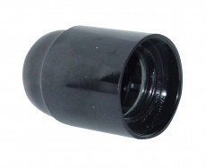 Portalampara E-27 Fenoplastico Negro