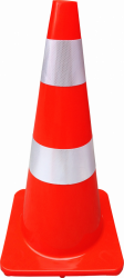 Cono Senalizacion Naranja C/cinta    28