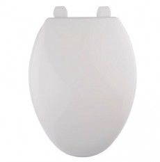Wc Asiento Elongado Plastico Blanco