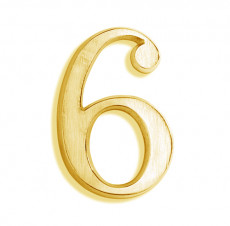 NUMERO 6 BRONCE POLI 171-7 SP        7CM