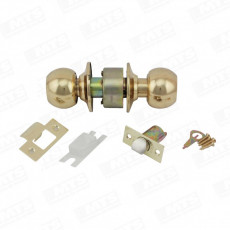Cerradura Pomo Bano-dorm.yale Bronce