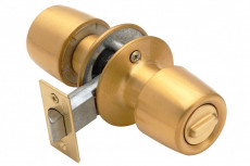 Cerradura Pomo Bano-dorm.poli Urb.bronce