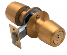 Cerradura Pomo Ofic-dorm.poli Urb.bronce