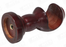 Cortina Soporte Simple Madera Miel 28 Mm