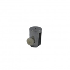 SOPORTE VIDRIO CILINDRICO CROMO    15MM 