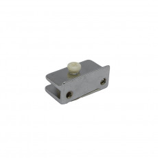 SOPORTE VIDRIO RECTANGULAR CROMO        