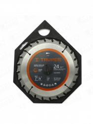 HOJA SIERRA CIRCULAR TRUPER 7.1/4X24DTS"