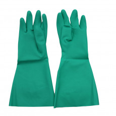 GUANTE LATEX NITRILO COLOR VERDE TALLA 7