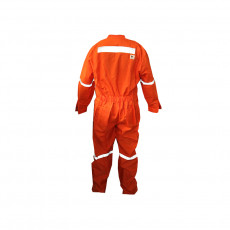 OVEROL POPLIN NARANJO C/REFL.      T-XXL