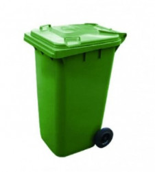 Contenedor Plastico C/tapa Verde   240lt