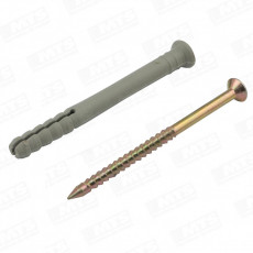 TARUGO NYLON + CLAVO/TORNILLO N8 X 80Z  