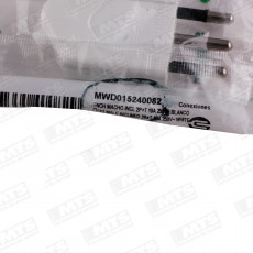 Enchufe Macho Salida 45º 10a 2p+t Blanco