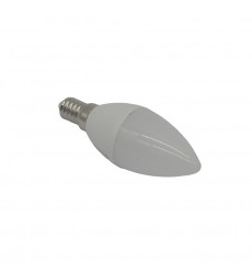 AMPOLLETA LED E14 VELA 5-6W(40W) FRIA