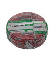 Alambre Plastico Nya Rojo   R-100 2.5 Mm
