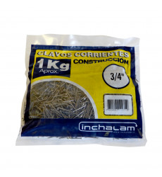 CLAVO CORRIENTE BOLSA 1KG.       3/4X17