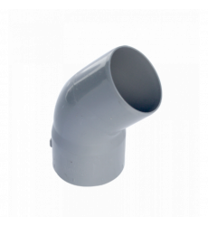 PVC SANITARIO CODO 45 GR.          75 mm
